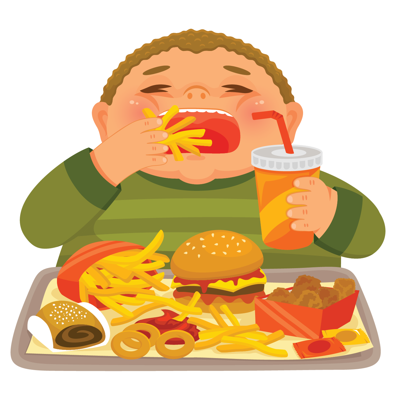 eat fast food